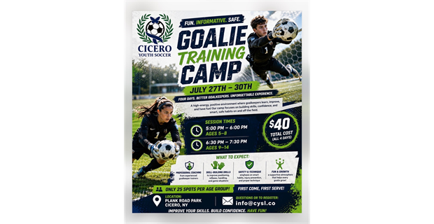 CYSL Goalie Camp